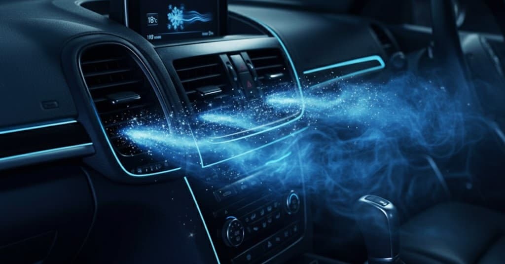 Taller de reparación de aire acondicionado automotor